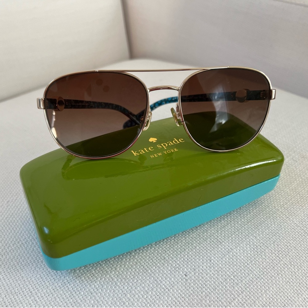 Kate Spade Aviator Sunglasses EUC